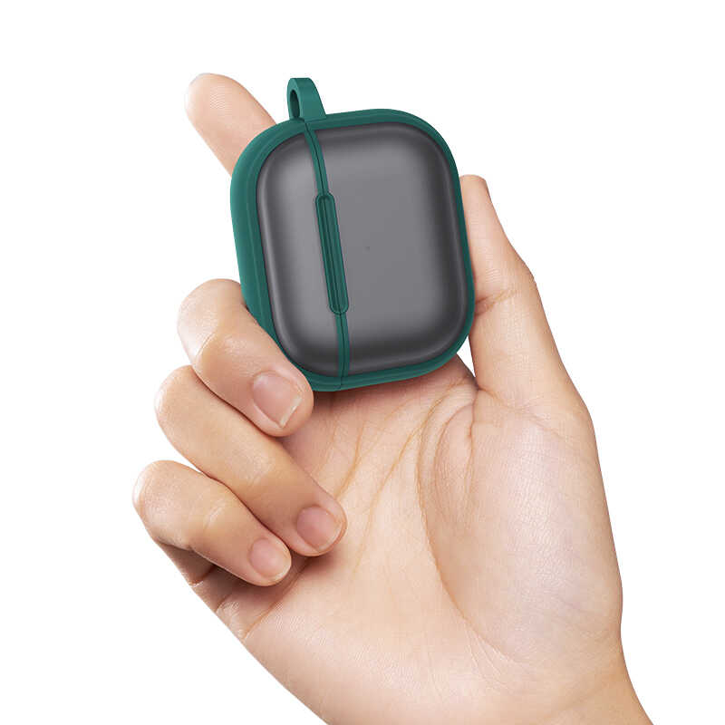 Apple Airpods 3 Kılıf Benks Mist Hybrid Kılıf Mavi