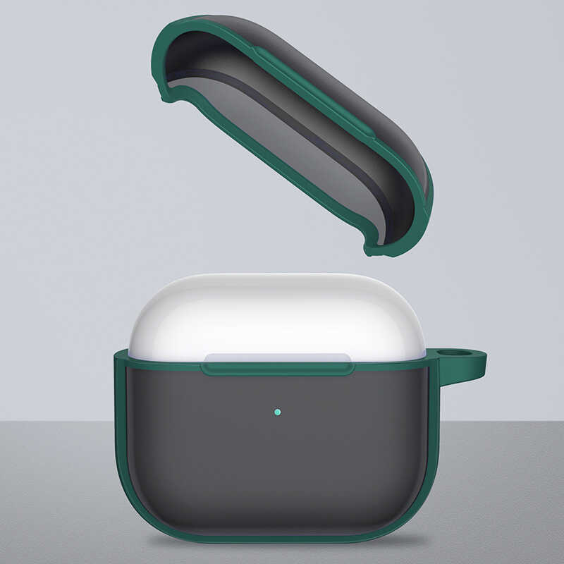 Apple Airpods 3 Kılıf Benks Mist Hybrid Kılıf Mavi
