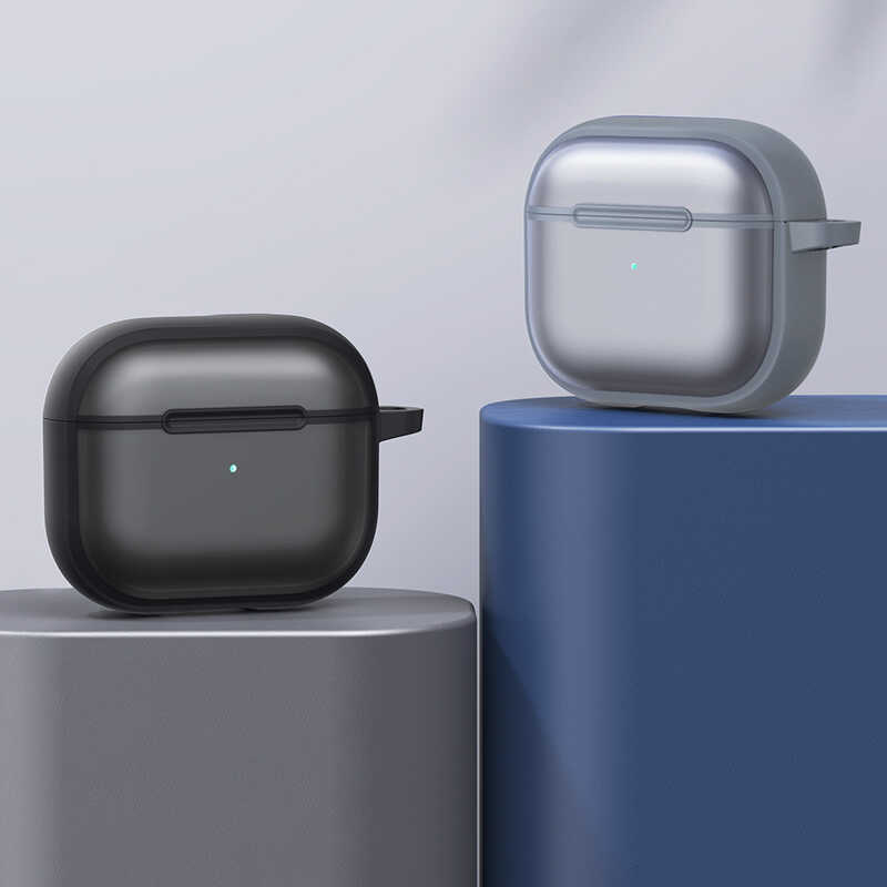 Apple Airpods 3 Kılıf Benks Mist Hybrid Kılıf Mavi