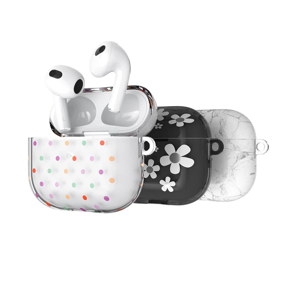 Apple Airpods 3. Nesil Kılıf Çift IMD Baskılı Lisanslı Switcheasy Artist Kapak Siyah