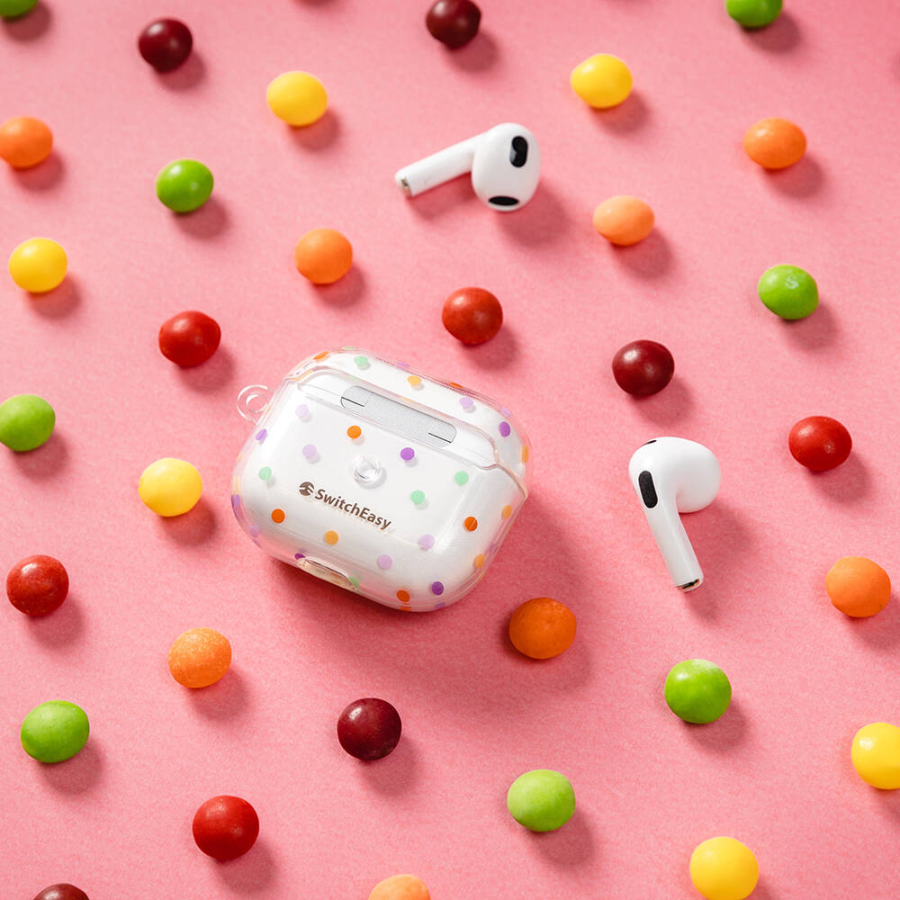 Apple Airpods 3. Nesil Kılıf Çift IMD Baskılı Lisanslı Switcheasy Artist Kapak Siyah