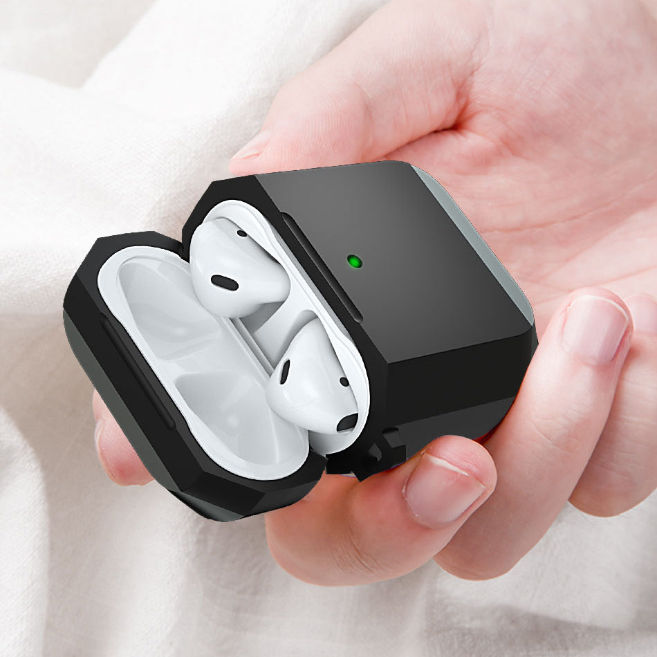 Apple Airpods 3. Nesil Kılıf Wiwu JD-102 Defender Anti Shock Koruyucu Kılıf Siyah