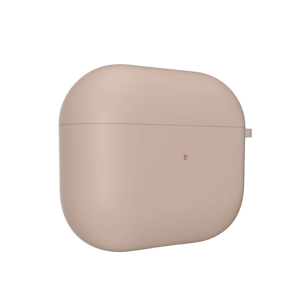 Apple Airpods 3. Nesil Kılıf Yumuşak Dokunuşlu Likit Silikon Tasarımlı Lisanslı Switcheasy Skin Kapak Siyah