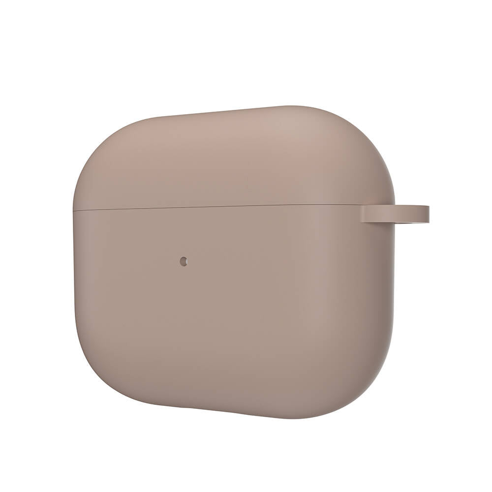 Apple Airpods 3. Nesil Kılıf Yumuşak Dokunuşlu Likit Silikon Tasarımlı Lisanslı Switcheasy Skin Kapak Pembe