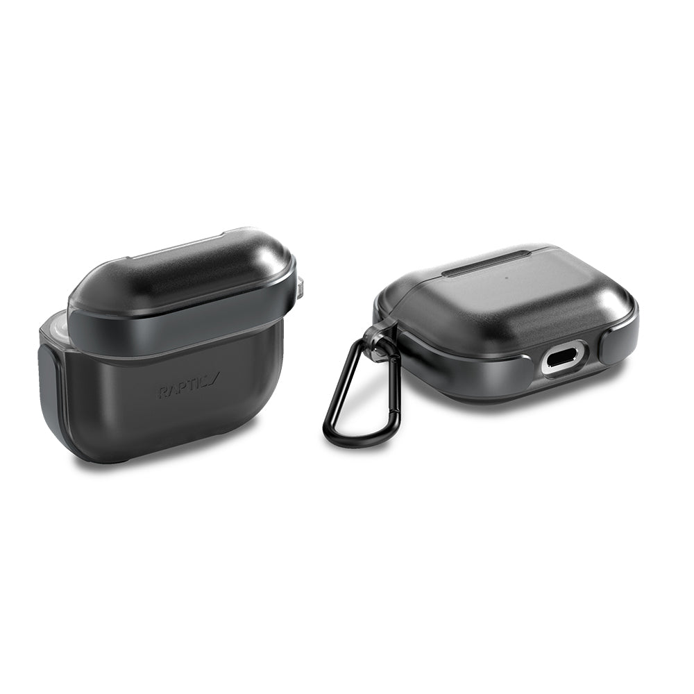 Apple Airpods 3.Nesil Kılıf Askı Aparatlı Raptic Air Serisi Kılıf Siyah