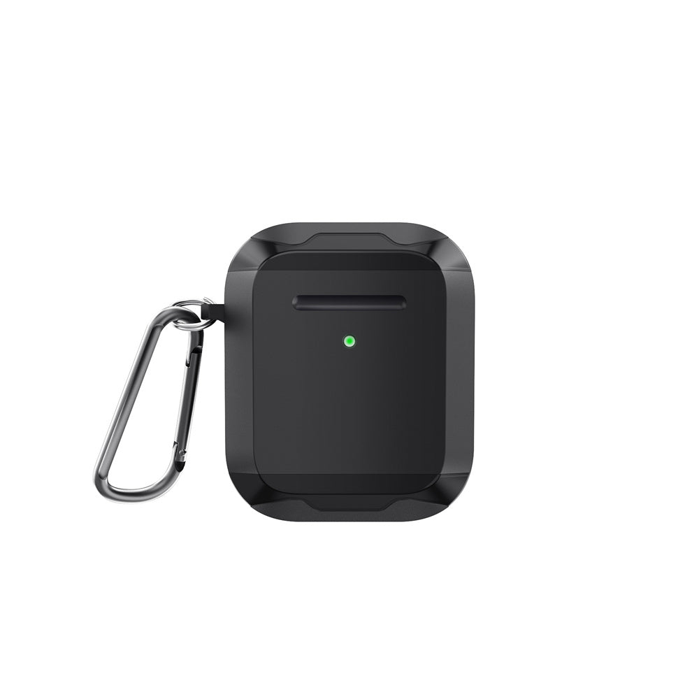 Apple Airpods Kılıf Wiwu JD-102 Defender Anti Shock Koruyucu Kılıf Gri