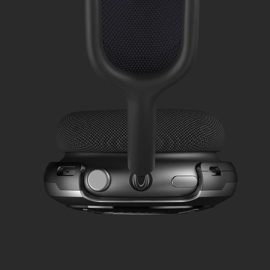 Apple Airpods Max Wiwu Armor One Koruyucu Kılıf Siyah-Gri