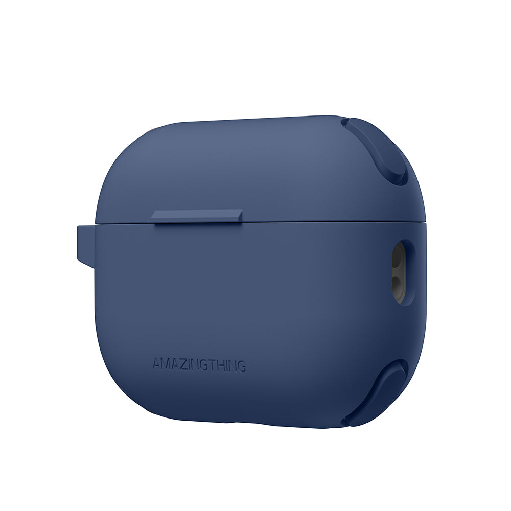 Apple Airpods Pro 2 Amazingthing Airbag Köşe Tasarımlı Omni Serisi Silikon Kapak Gri