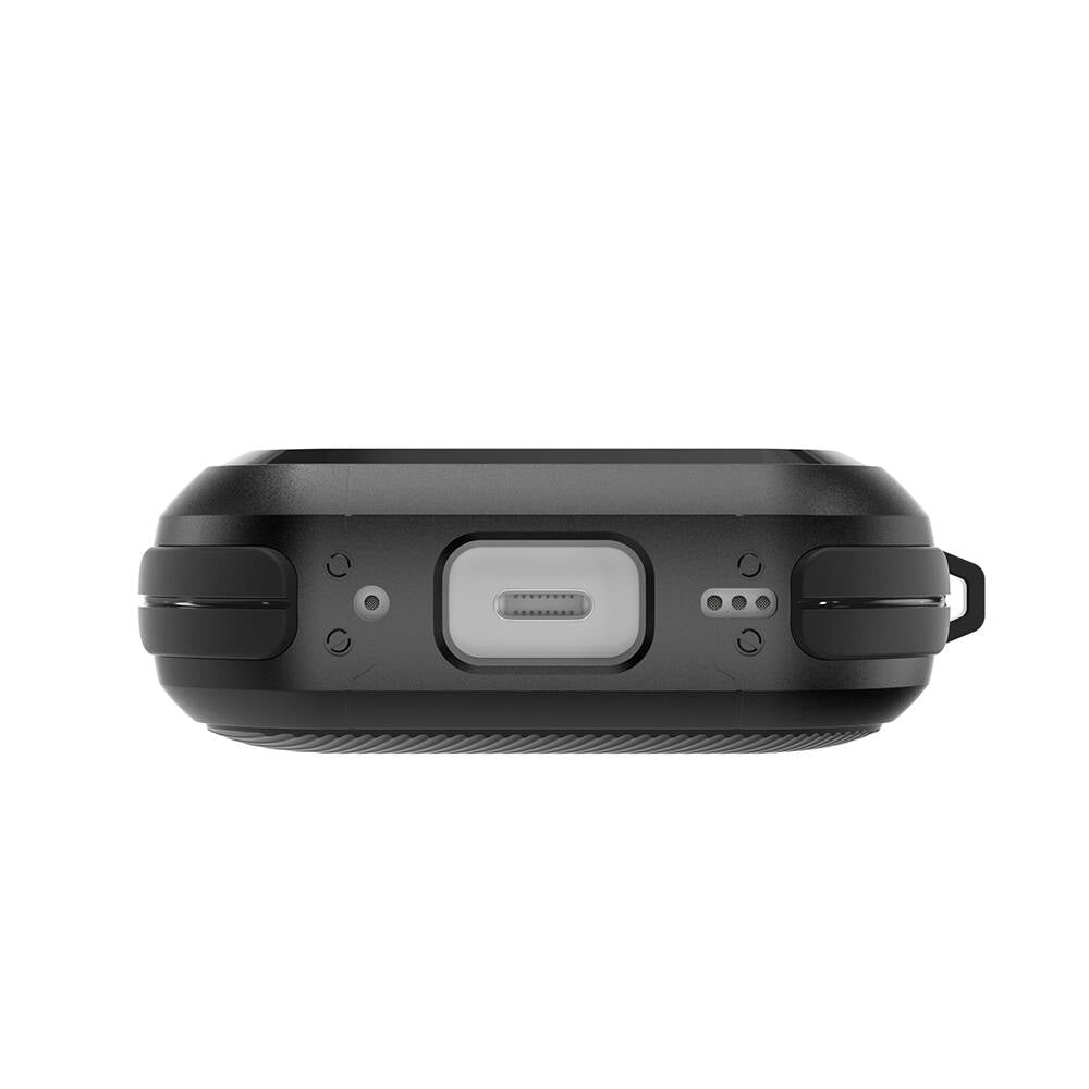 Apple Airpods Pro 2 Kılıf Airbag Korumalı Ultra Sağlam Lisanslı Switcheasy Defender Kapak Siyah