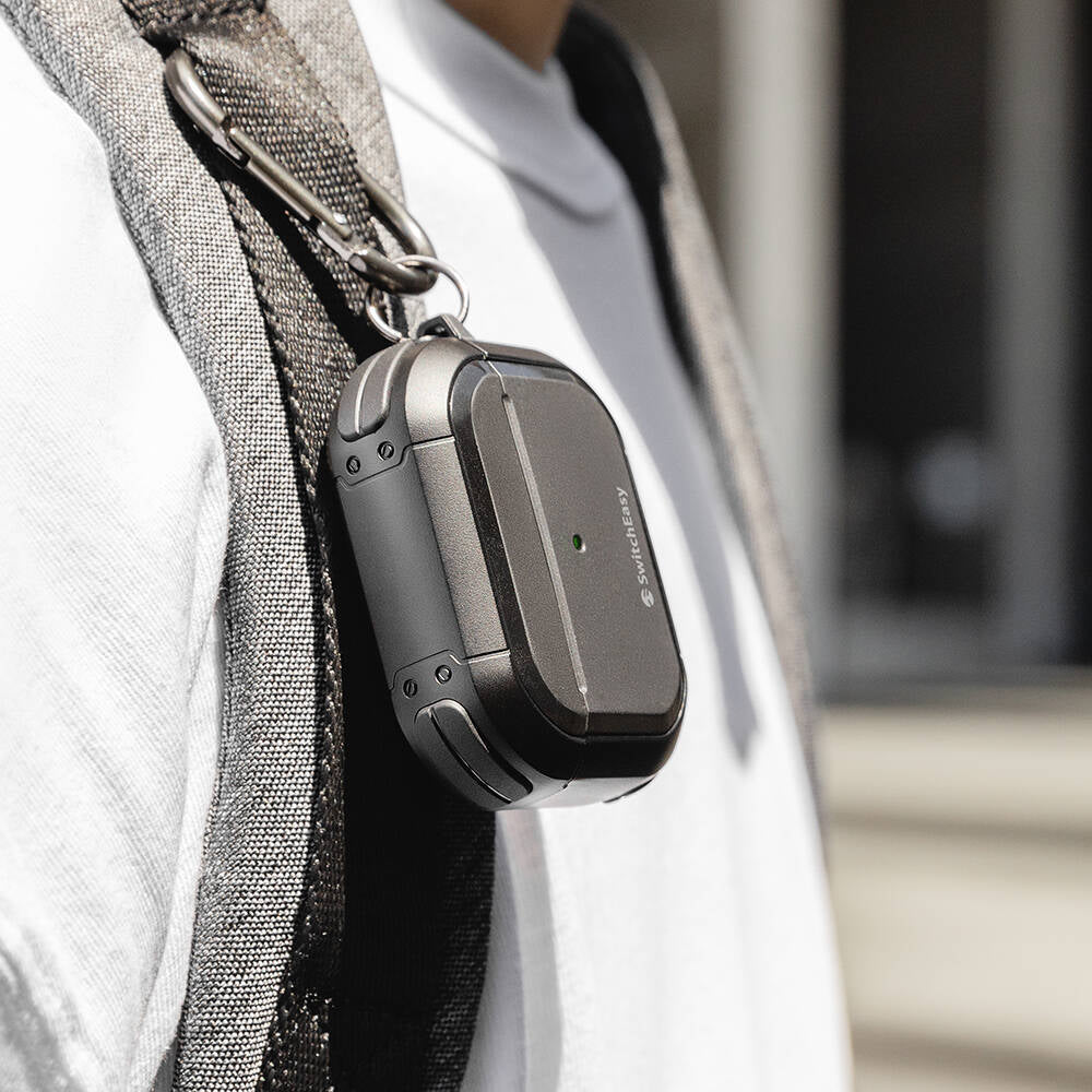 Apple Airpods Pro 2 Kılıf Airbag Korumalı Ultra Sağlam Lisanslı Switcheasy Defender Kapak Mavi