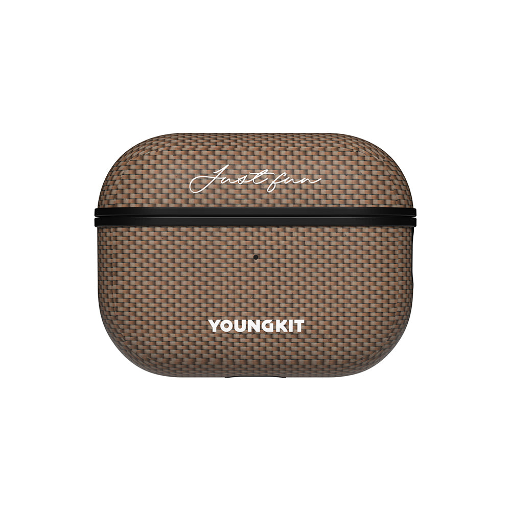 Apple Airpods Pro 2 Kılıf M-safe Şarj Özellikli Aramid Fiber Youngkit 1500D Kevlar Extreme Wing Serisi Kapak