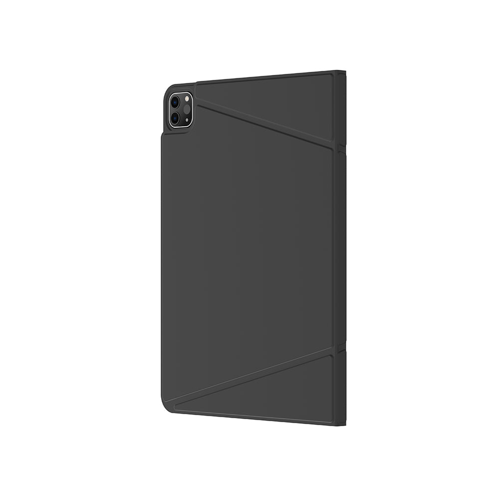 Apple iPad Air 11 2025 M3 Amazingthing Matte Pro Mag Folio Katlanabilir Magnetik Standlı Kılıf Pembe
