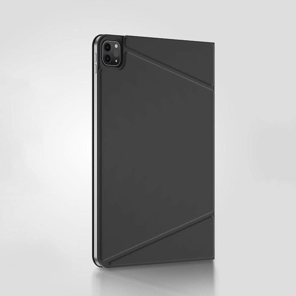 Apple iPad Air 11 2025 M3 Amazingthing Matte Pro Mag Folio Katlanabilir Magnetik Standlı Kılıf Pembe