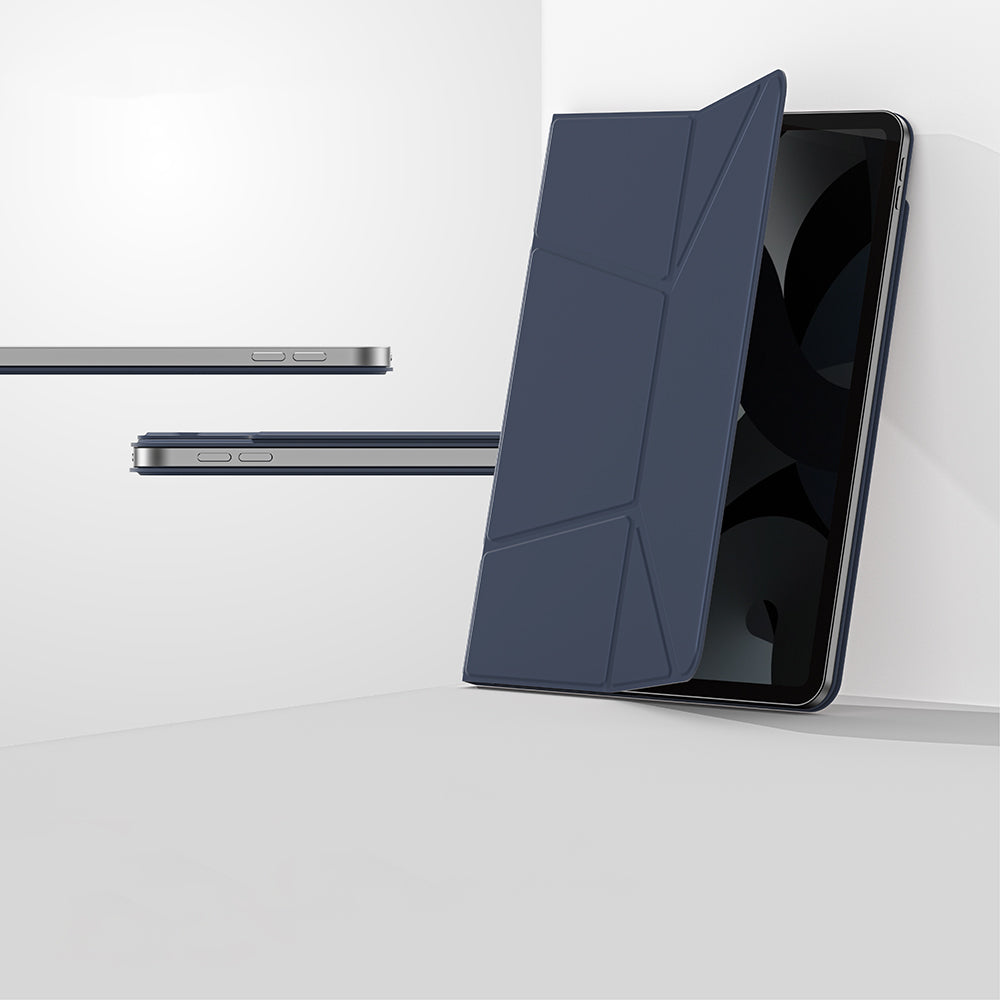 Apple iPad Air 11 2025 M3 Amazingthing Matte Pro Mag Folio Katlanabilir Magnetik Standlı Kılıf Pembe