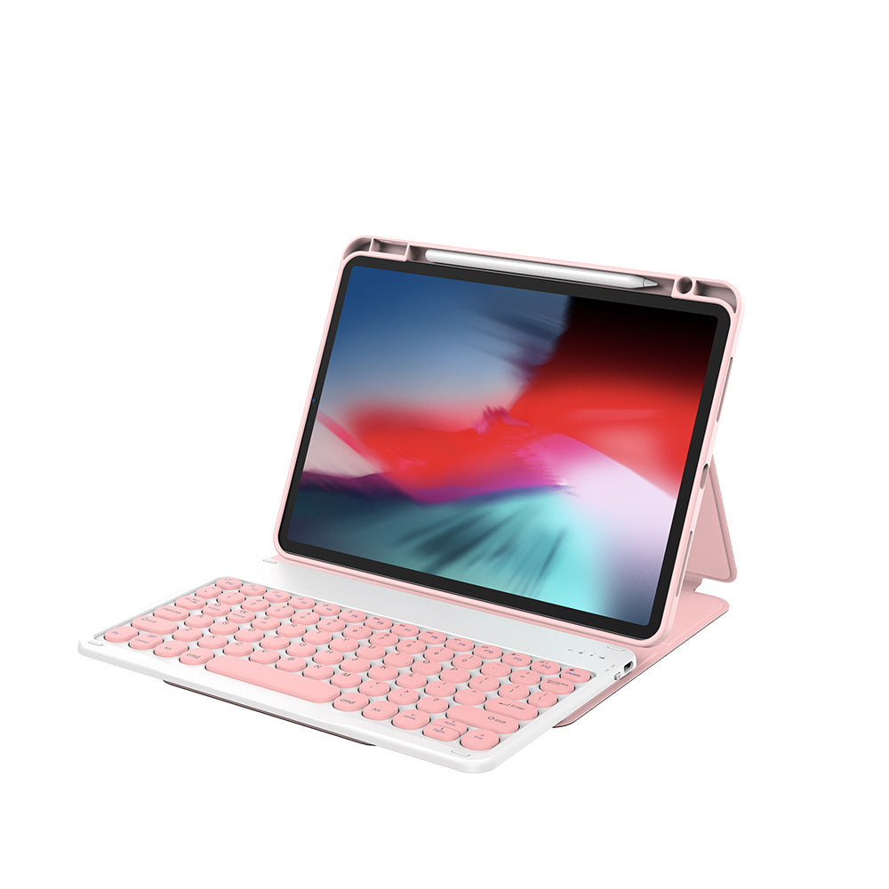Apple iPad Air 11 2025 M3 Wiwu Protective Gizli Kalem Bölmeli Klavyeli Kılıf Mavi