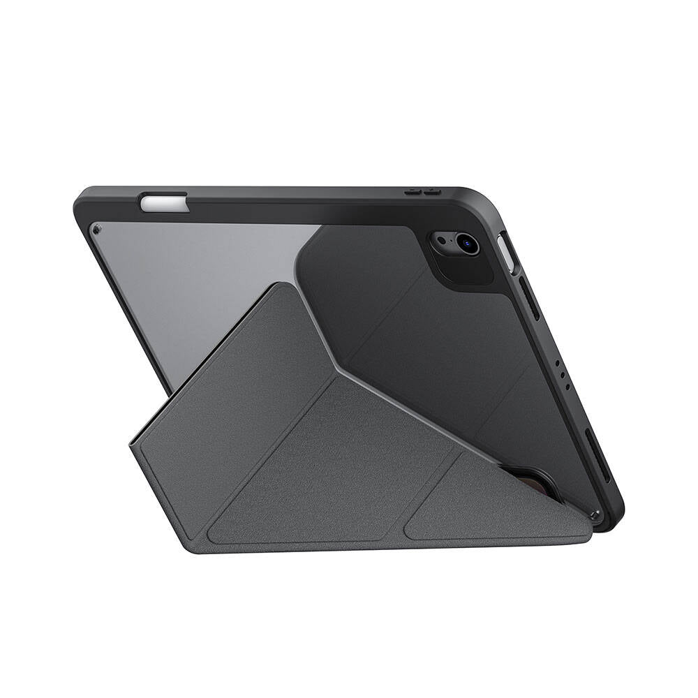 Apple iPad Air 13 2024 Kılıf SkinArma Holografik Tasarımlı Arkası Şeffaf Çıkarılabilir Magnetik Kira Kobai Kılıf Colorful