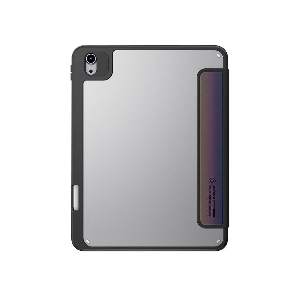 Apple iPad Air 13 2024 Kılıf SkinArma Holografik Tasarımlı Arkası Şeffaf Çıkarılabilir Magnetik Kira Kobai Kılıf Colorful