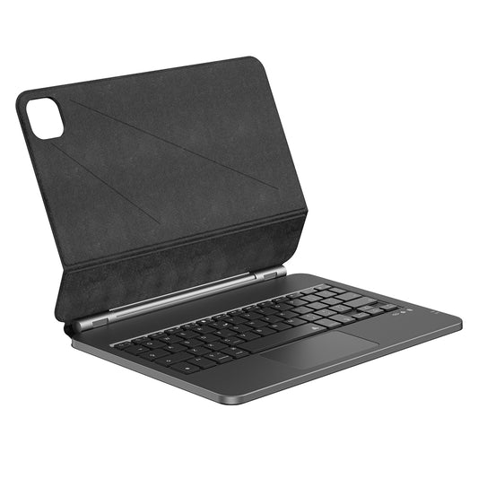 Apple iPad Pro 11 2021 (3.Nesil) Wiwu MK-003 Gizli Kalem Bölmeli Klavyeli Standlı Kılıf