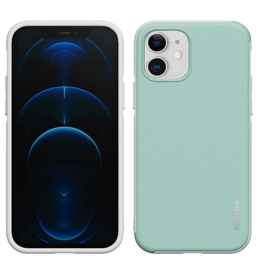 Apple iPhone 12 Kılıf Wlons Hill Kapak Açık Yeşil