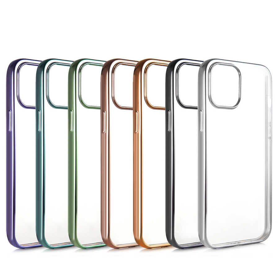 Apple iPhone 12 Mini Benks Magic Glitz Ultra-Thin Transparent Protective Soft Kapak Siyah