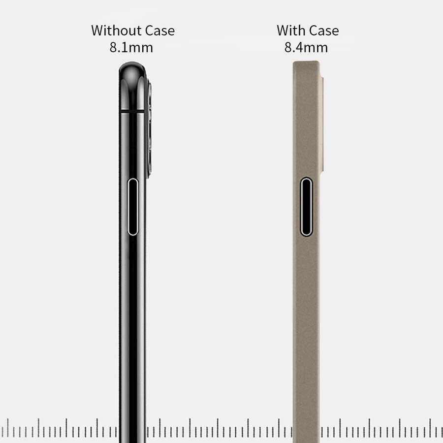 Apple iPhone 12 Mini Kılıf Wiwu Skin Nano PP Kapak Beyaz