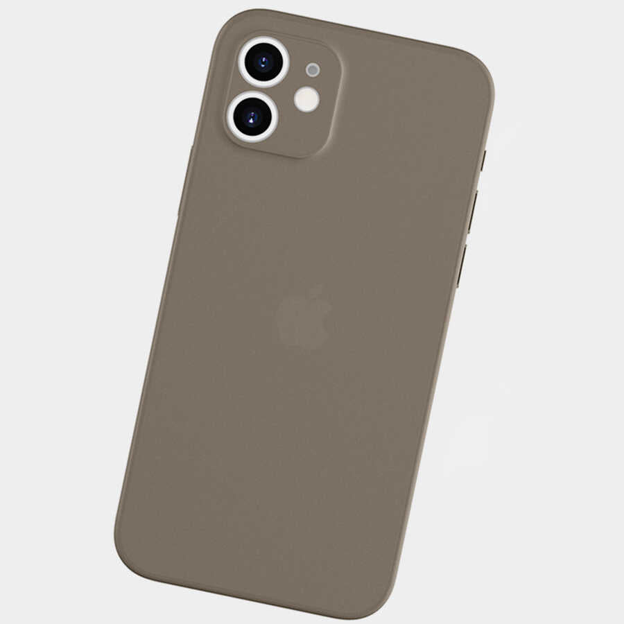 Apple iPhone 12 Mini Kılıf Wiwu Skin Nano PP Kapak Beyaz
