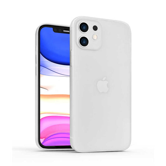 Apple iPhone 12 Mini Kılıf Wiwu Skin Nano PP Kapak Transparan Siyah