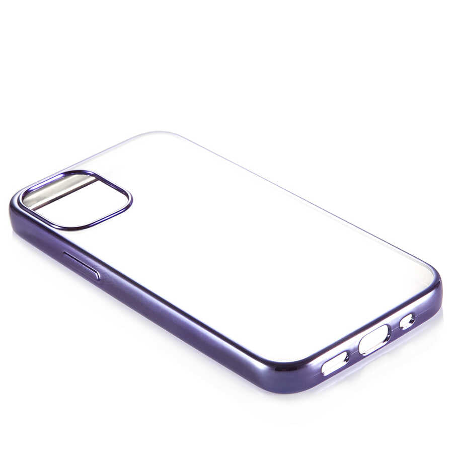 Apple iPhone 12 Pro Benks Magic Glitz Ultra-Thin Transparent Protective Soft Kapak Siyah