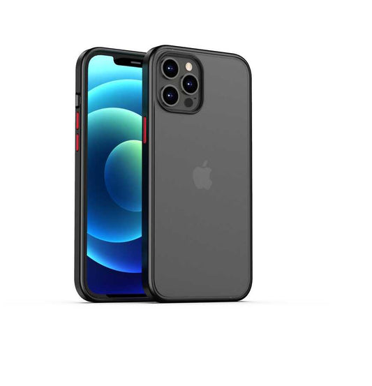 Apple iPhone 12 Pro Max Kılıf Benks Magic Smooth Drop Resistance Kapak Siyah