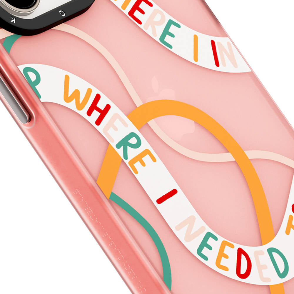 Apple iPhone 12 Pro Max Kılıf Bethany Green Tasarımlı Youngkit Sweet Language Kapak Rose Gold