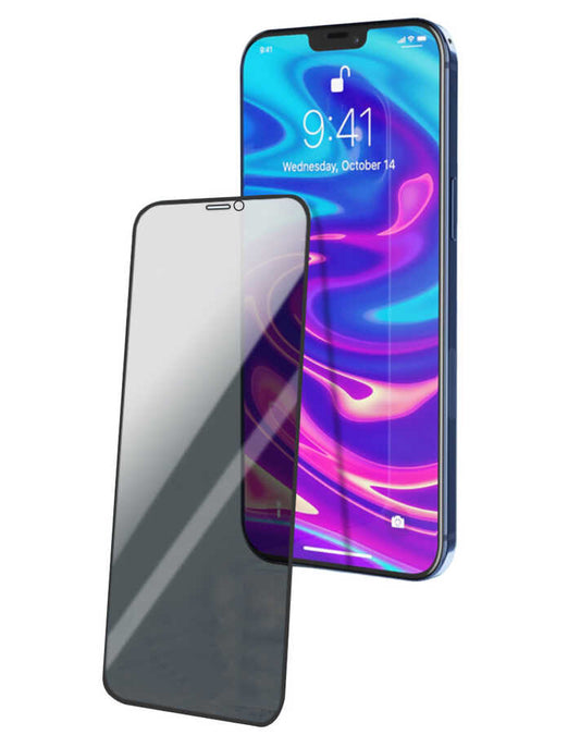 Apple iPhone 12 Pro Max Wiwu iPrivacy HD Anti-Peep Ekran Koruyucu Siyah