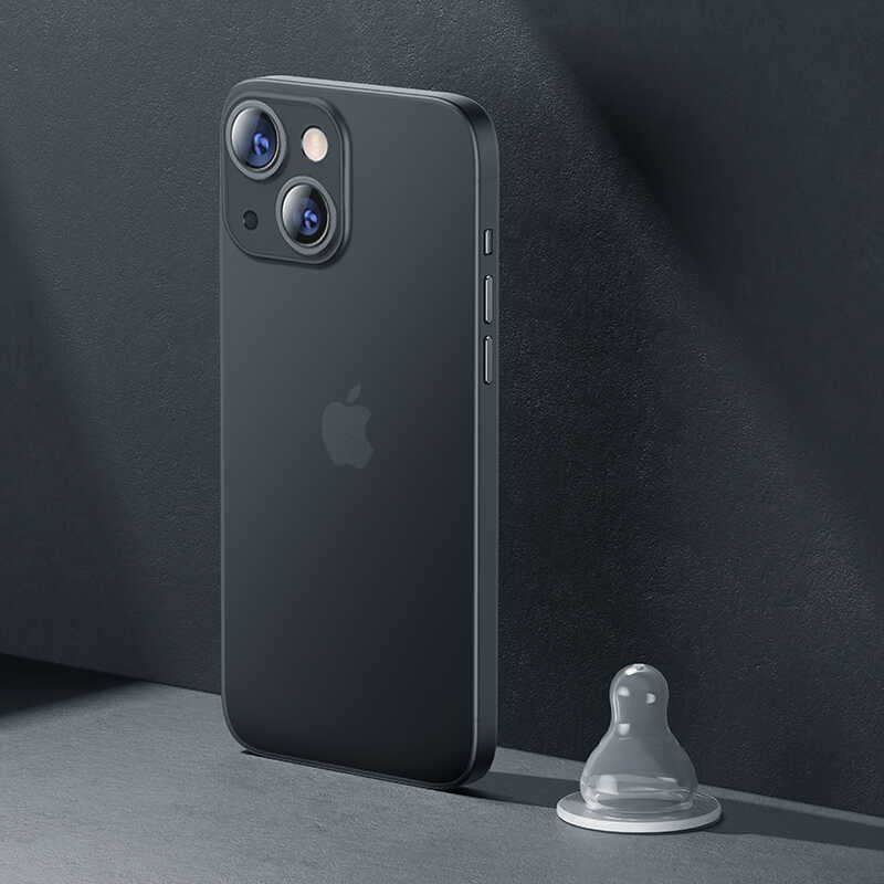 Apple iPhone 13 Kılıf Benks Lollipop Protective Kapak Transparan Siyah