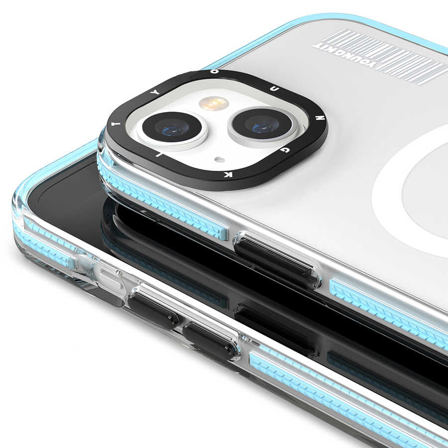 Apple iPhone 13 Kılıf M-safe Şarj Özellikli YoungKit Exquisite Serisi Kapak Mor