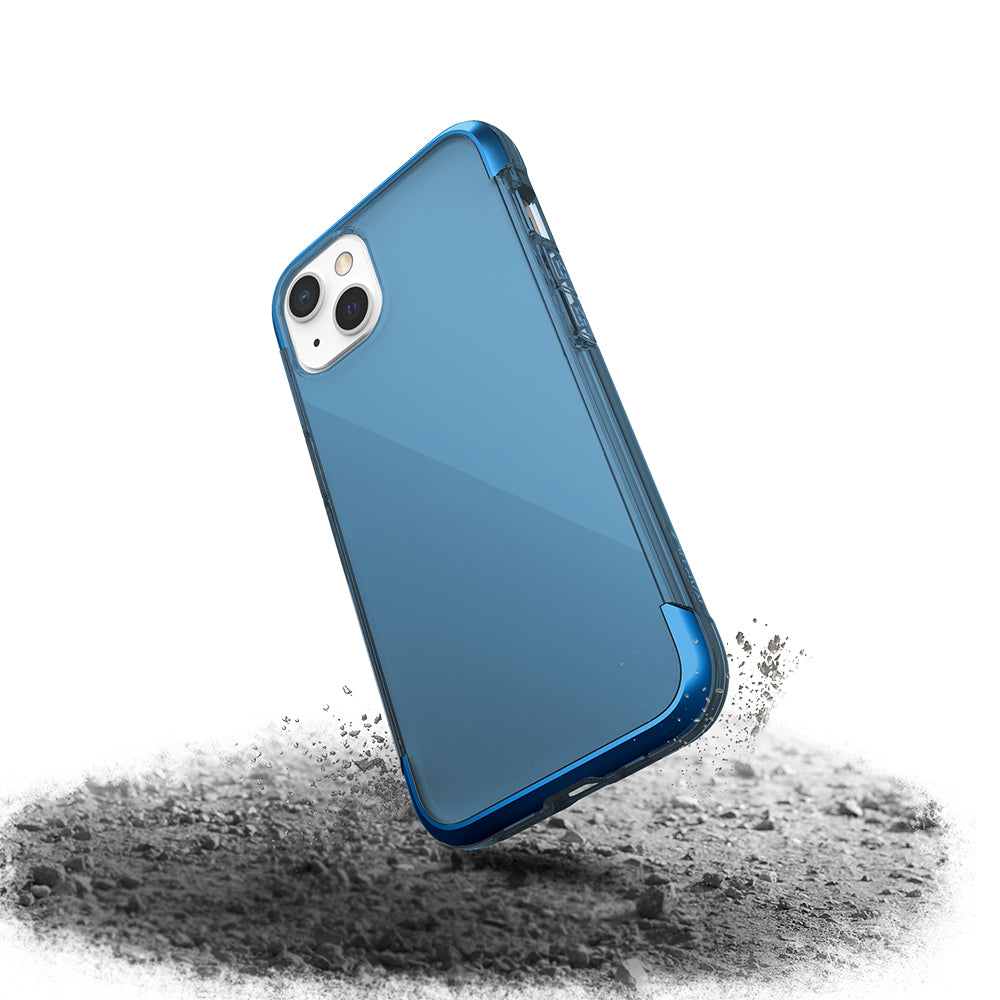 Apple iPhone 13 Kılıf Raptic Air Serisi Airbag Tasarımlı Metal Köşelikli Şeffaf Kapak Colorful