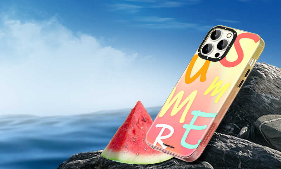 Apple iPhone 13 Kılıf YoungKit Summer Serisi Kapak Mor