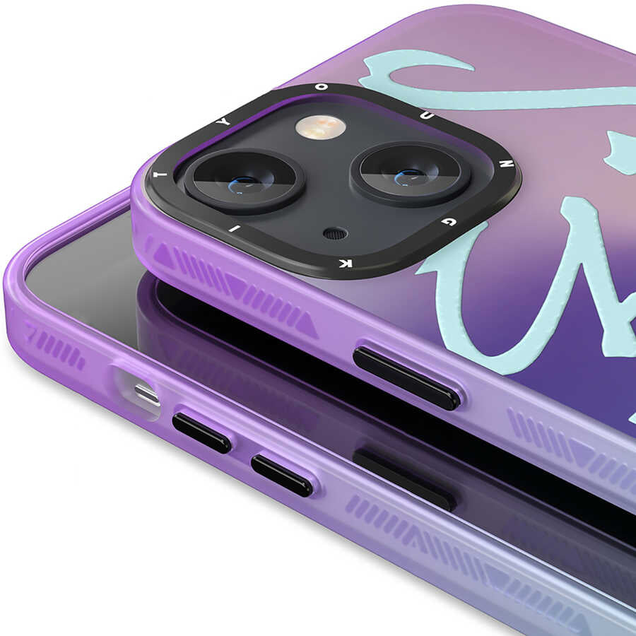 Apple iPhone 13 Kılıf YoungKit Summer Serisi Kapak Mor