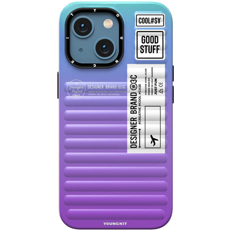 Apple iPhone 13 Kılıf YoungKit The Secret Color Serisi Kapak Yeşil