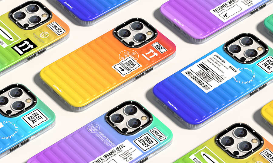 Apple iPhone 13 Kılıf YoungKit The Secret Color Serisi Kapak Yeşil