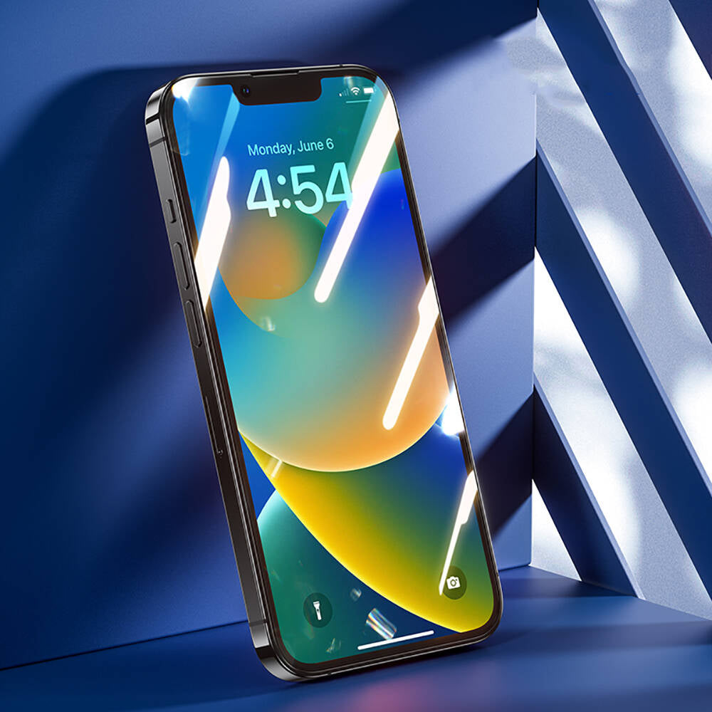 Apple iPhone 13 Pro Hidrofobik Ve Oleofobik Özellikli Benks Air Shield Ekran Koruyucu 10′lu Paket Şeffaf