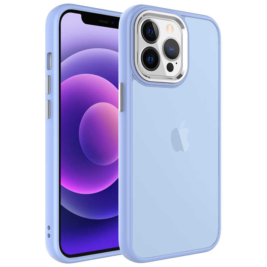 Apple iPhone 13 Pro Kılıf Buzlu Sert PC Zore May Kapak