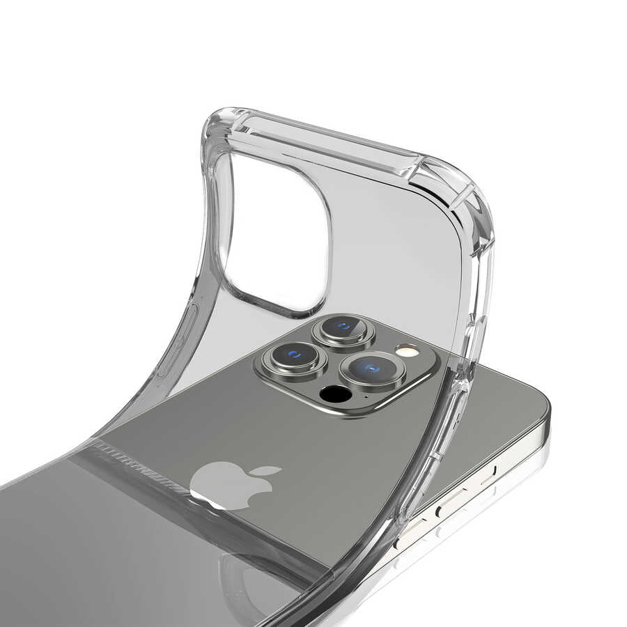 Apple iPhone 13 Pro Kılıf Kajsa Transparent Kapak Renksiz
