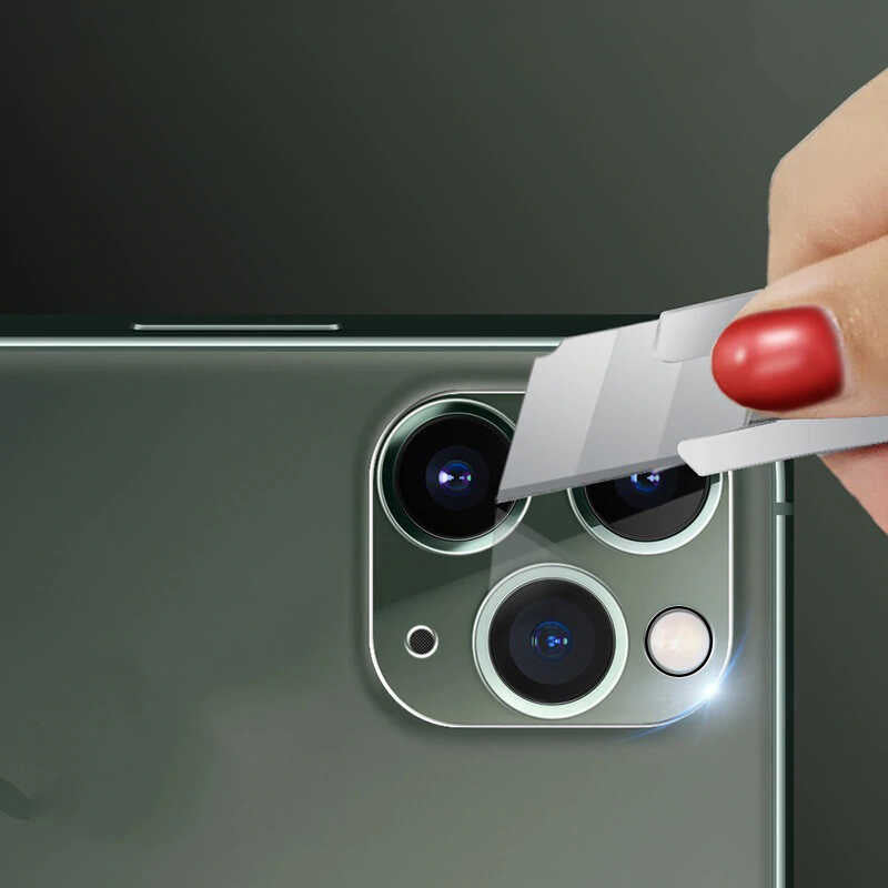 Apple iPhone 13 Pro Max Go Des Lens Shield Kamera Lens Koruyucu Renksiz
