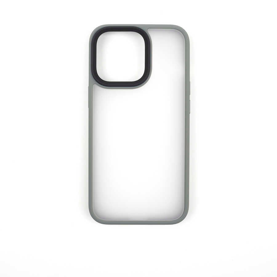 Apple iPhone 13 Pro Max Kılıf Benks Magic Hybrid Kapak Gri