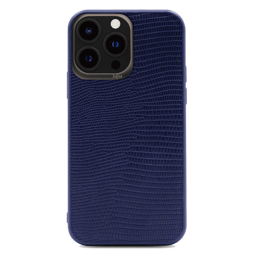 Apple iPhone 13 Pro Max Kılıf Kajsa Preppie Collection Pu Deri Kapak Kırmızı