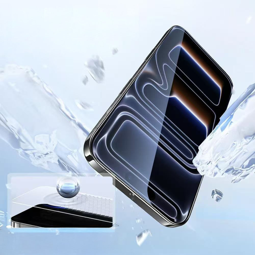 Apple iPhone 13 Pro Max Zore 2.5D Oliv HD Temperli Cam Ekran Koruyucu + Kolay Uygulama Aparatı