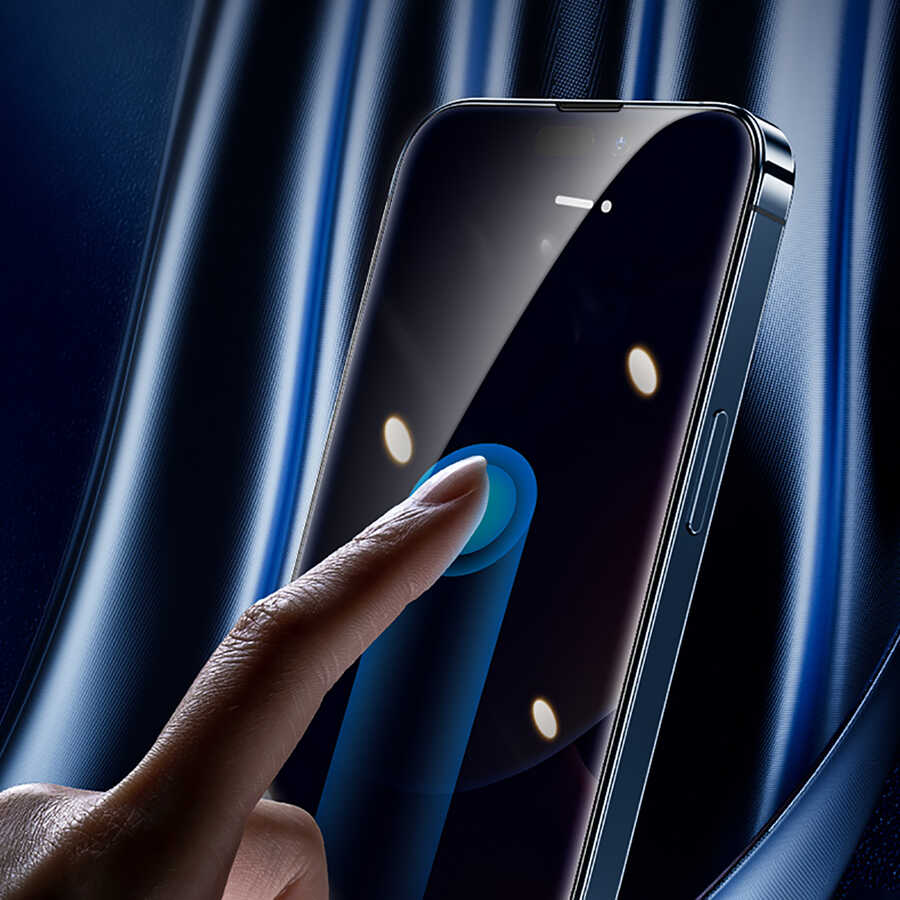 Apple iPhone 14 Benks 0.3mm V Pro Privacy Hayalet Ekran Koruyucu Siyah