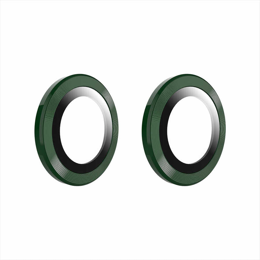 Apple iPhone 14 Go Des Eagle Kamera Lens Koruyucu Mor