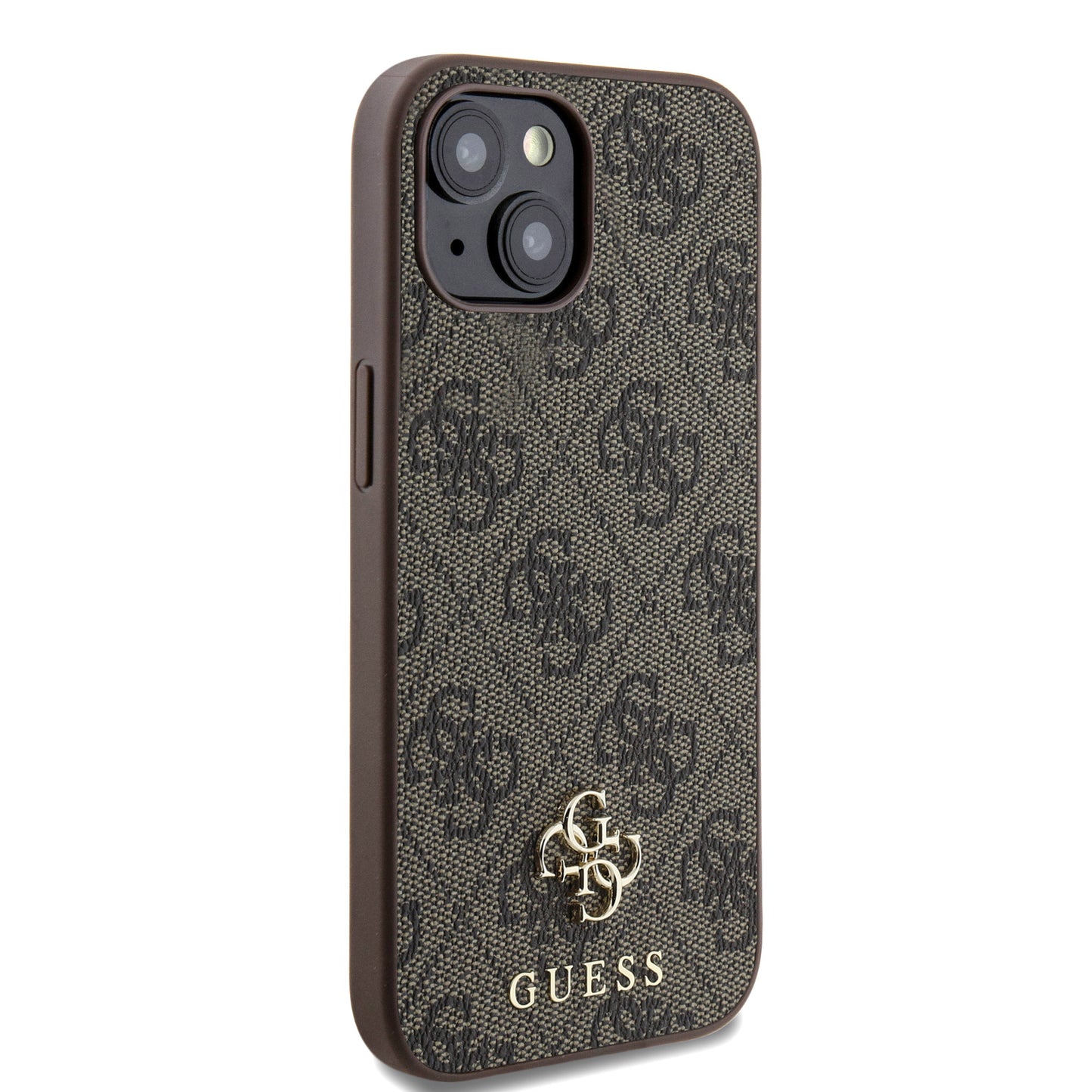 Apple iPhone 14 Kılıf Guess Orjinal Lisanslı M-safe Şarj Özellikli Small 4G Classic Kapak Siyah