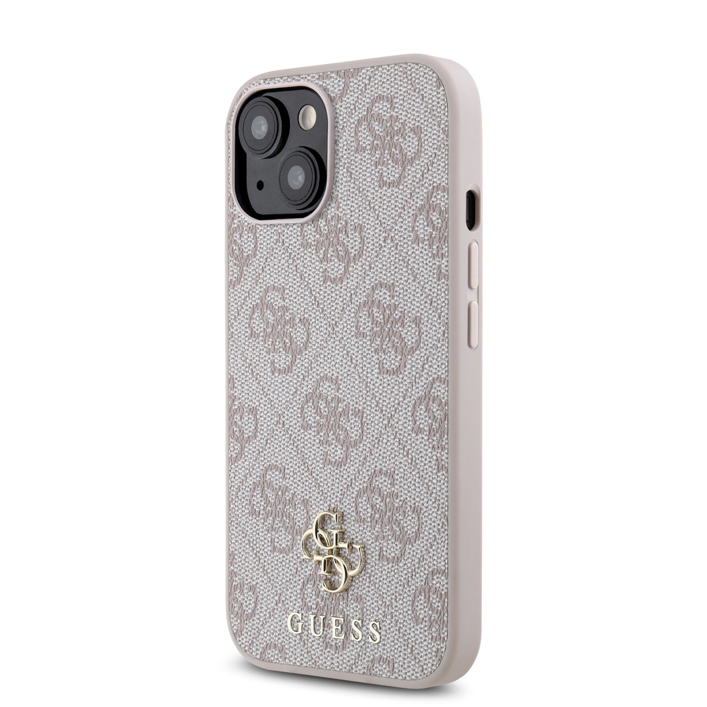 Apple iPhone 14 Kılıf Guess Orjinal Lisanslı M-safe Şarj Özellikli Small 4G Classic Kapak Kahverengi