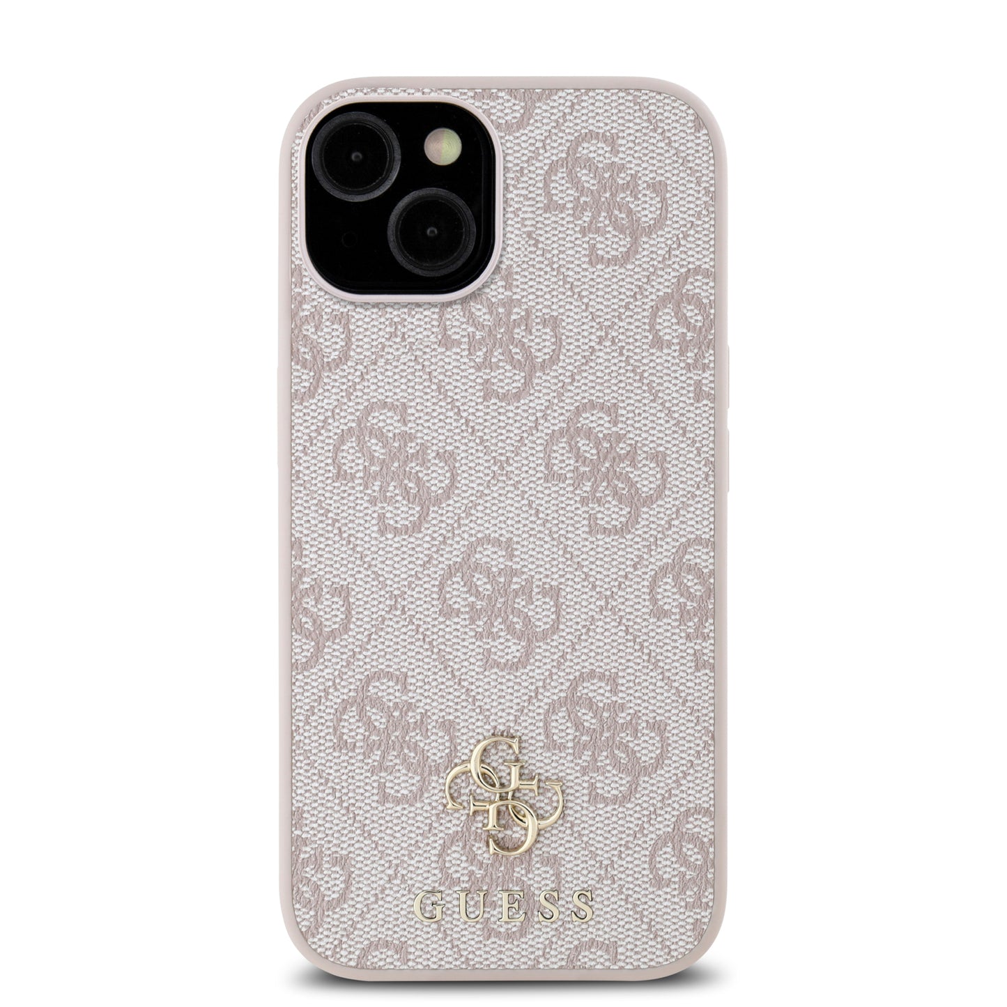 Apple iPhone 14 Kılıf Guess Orjinal Lisanslı M-safe Şarj Özellikli Small 4G Classic Kapak Kahverengi